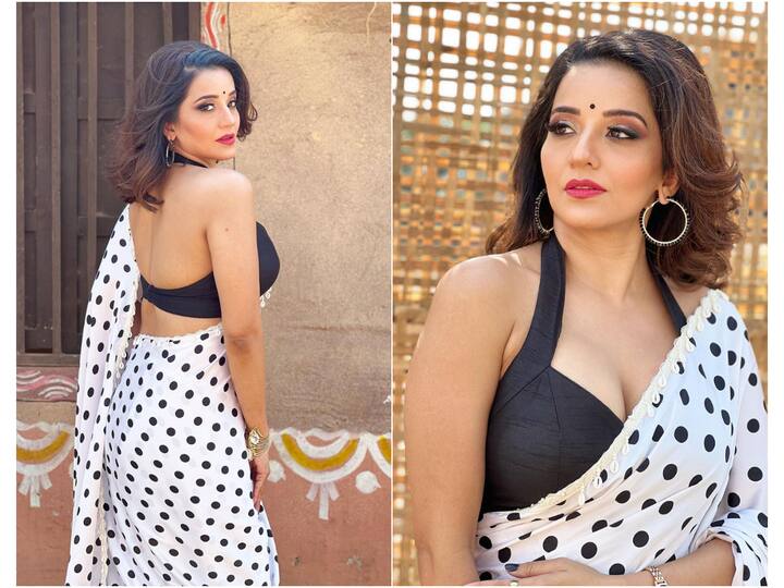 Monalisa never misses out on a chance to grab the attention with her stunning looks. The actress loves sharing glimpses of her shoot sets on Instagram.