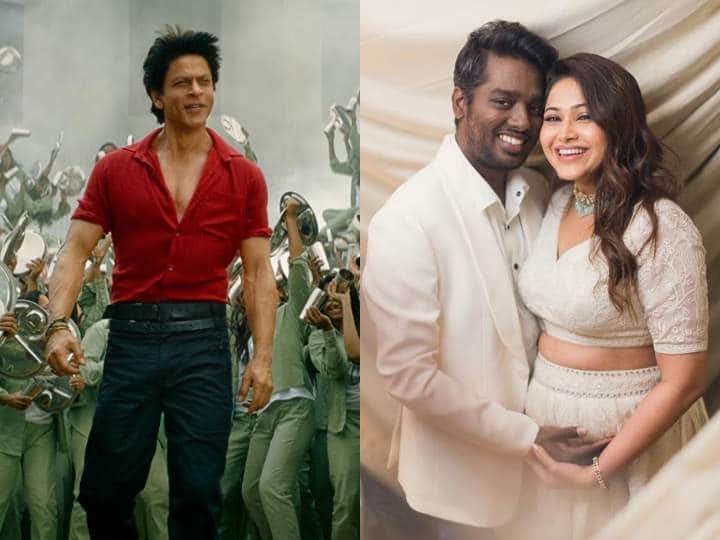 Atlee Kumar revealed Shahrukh Khan reaction on wife Krishna Pregnancy Jawan Director get emotional in event जब एटली ने दी थी अपनी वाइफ की प्रेगनेंसी की खबर तो ऐसा था शाहरुख खान का रिएक्शन, भरी महफिल में बताते हुए रो पड़े 'जवान' डायरेक्टर!