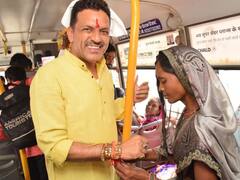 Raksha Bandhan 2023: जबलपुर महापौर जगत बहादुर सिंह अन्नू ने रक्षाबंधन पर बहनों के साथ मेट्रो बस में किया सफर, बंधवाई राखियां