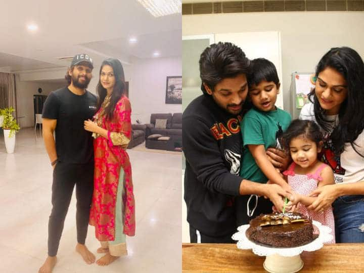 Allu Arjun Inside Home Photos: अल्लू अर्जुन का घर हैदराबाद के पॉश इलाके जुबली हिल्स में है. उनके घर का इंटीरियर किसी 5 आलीशान बंगले से कम नहीं है. अल्लू ने अपने घर में स्विमिंग पूल भी बनवाया हुआ है.