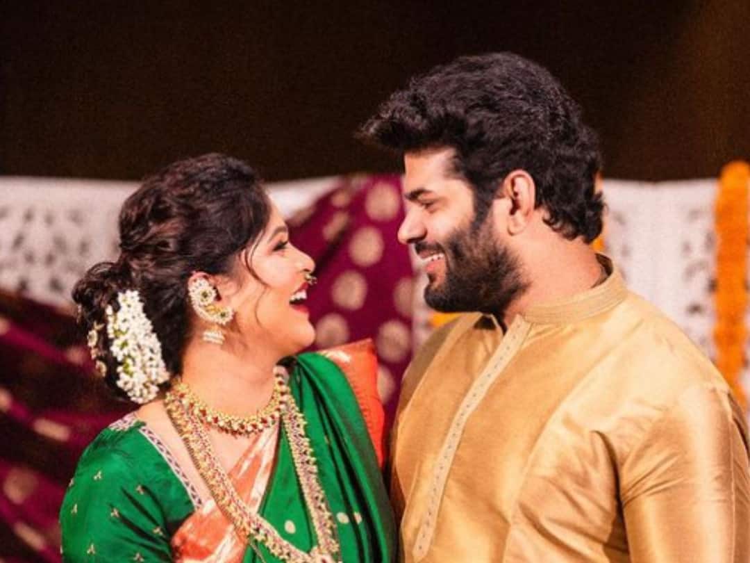 Akshaya Deodhar special ukhana for hardeek joshi in mangalagaur program Akshaya Deodhar: “पावसाळा संपत आला, येईल आता हिवाळा, हार्दिकरावांचं नाव घेते...