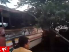 बस्ती में बड़ा हादसा, ट्रेलर से टकराकर यूपी रोडवेज की बस घर में घुसी, दर्जनों लोग घायल