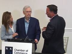 Republican Senator Mitch McConnell Freezes During Presser For 2nd Time, Netizens React