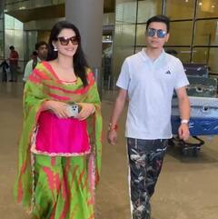 એરપોર્ટ પર આ લૂકમાં જોવા મળી ઉર્વશી અને માનુષી છિલ્લર, પુનિત મલ્હોત્રાના ઘરે સ્પોર્ટ થયો વરુણ ધવન