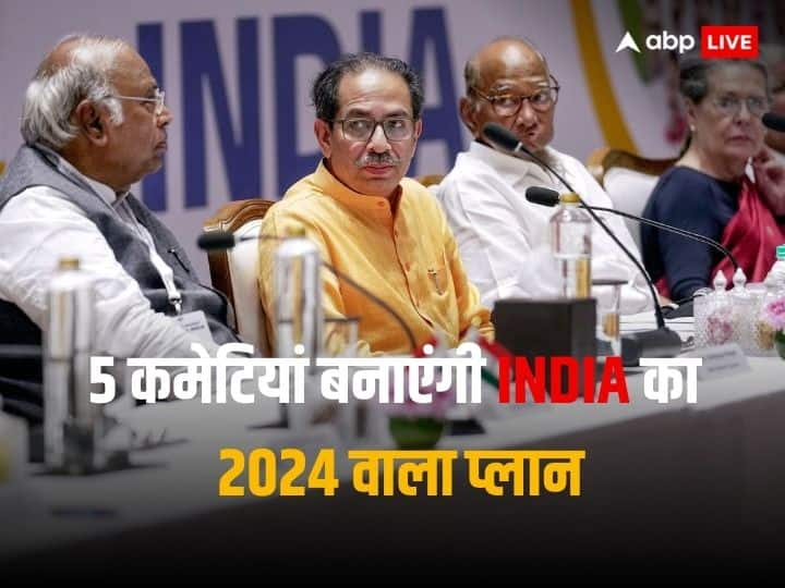 लोकसभा चुनाव में I.N.D.I.A. कैसे करेगा काम? ये 5 कमेटियां बनाएंगी 2024 का असली प्लान