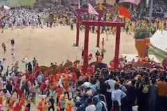 चंपावत में किया गया पौराणिक बग्वाल युद्ध का आयोजन, 7 मिनट में 150 लोग हुए घायल