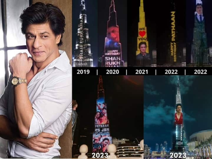 Shah Rukh Khan : துபாயில் உள்ள புர்ஜ் கலிஃபாவில் திரையிடப்பட்ட ஜவானின் ட்ரெய்லரை காண பல ரசிகர்கள் குவிந்தனர்.