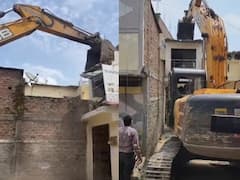 इंदौर में कुत्तों के विवाद में की थी दो लोगों की हत्या, आरोपी गार्ड के घर पर चला बुलडोजर