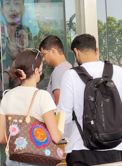 Rumoured couple Ananya Panday and Aditya Roy Kapur Spotted At Goa Airport - See Pics