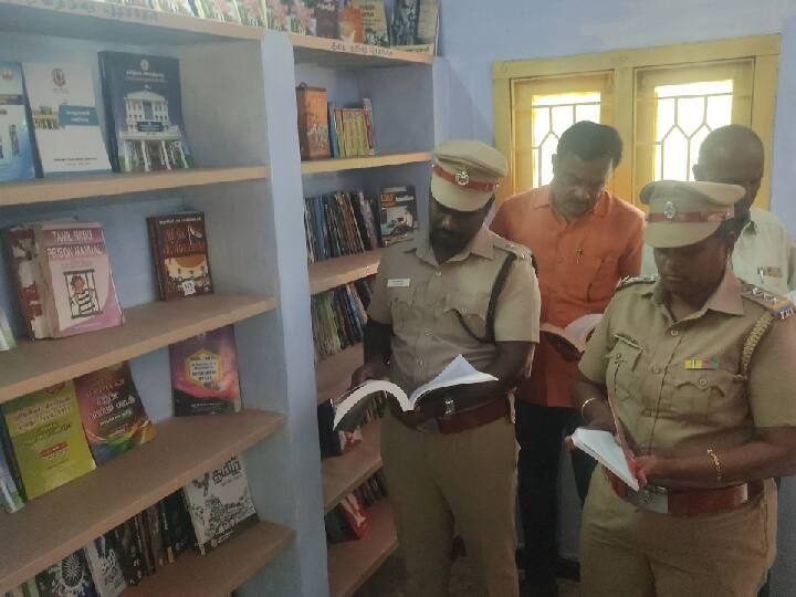 Salem Central Jail Inauguration of Prison Staff Residential Library TNN Jail Police Library: சேலம் மத்திய சிறையில் பணியாளர்கள் படிப்பதற்காக நூலகம் திறப்பு
