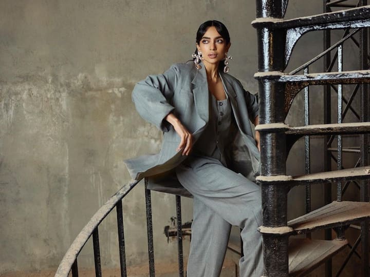 Made In Heaven star Sobhita Dhulipala treated fans with pictures in a grey pant suit.