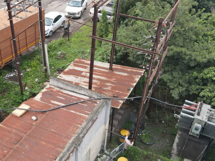 Pune News 2 crore electricity theft caught with the help of drones in kedgaon pune Pune News : ड्रोनच्या सहाय्याने पकडली 2 कोटींची वीजचोरी;  केडगाव विभागाची धाडसी कामगिरी