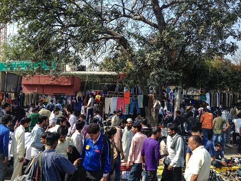 A market in old Delhi (Image Source: Getty)