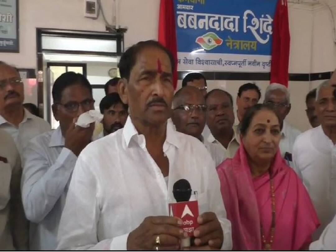 MLA Babandada Shinde : सोलापूर जिल्ह्यात दुष्काळ जाहीर करा, उजनीतून पाणी न सोडल्यास दोन हजार कोटींचं नुकसान : बबनदादा शिंदे Declare drought in Solapur district MLA Babandada Shinde demands madha solapur news MLA Babandada Shinde : सोलापूर जिल्ह्यात दुष्काळ जाहीर करा, उजनीतून पाणी न सोडल्यास दोन हजार कोटींचं नुकसान : बबनदादा शिंदे