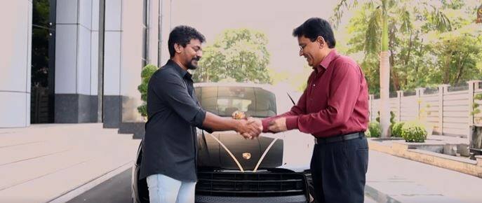 ஜெயிலர் இயக்குநர் நெல்சனுக்கு செக் வழங்கியதுடன், போர்ஷே காரையும் வழங்கியுள்ளார் கலாநிதி மாறன்.