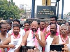 నడిరోడ్డుపై చొక్కా విప్పేసిన బీఆర్‌ఎస్ ఎమ్మెల్యే ముత్తిరెడ్డి - ఎమ్మెల్సీ పల్లాపై విమర్శలు