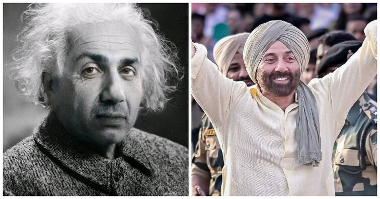 Sunny Deol Iq Greater Than Albert Einstein Interview Viral Social Media Marathi News Sunny Deol : 'माझा IQ आईन्स्टाईनपेक्षा जास्त', सनीचा दावा! नेटकरी म्हणाले, 