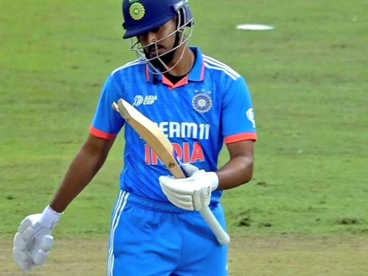 India vs Pakistan Asis Cup 2023 Shreyas Iyer's bat broken on Haris Rauf's Bowling IND vs PAK: हारिस रउफ की स्पीड के आगे टूटा श्रेयस अय्यर का बल्ला, देखें कैसे बरपाया कहर