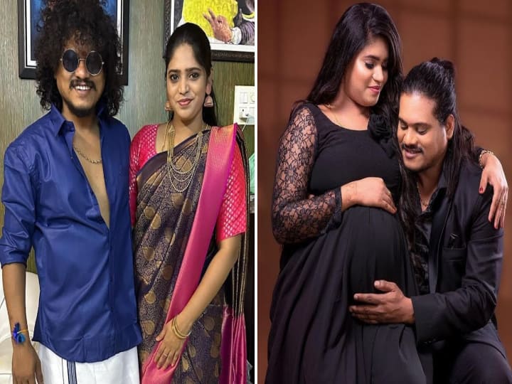Pugazh emotional post to wife benzi pregnancy on their first year wedding anniversary Pugazh: இனி எங்களுடன் இன்னொரு உயிர்.. ஸ்வீட் செய்தி சொன்ன ‘குக்கு வித் கோமாளி’ புகழ்!