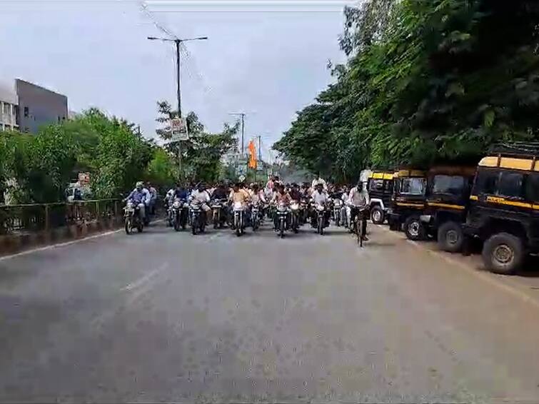 Jalna News:  जालन्यातील लाठीचार्जच्या निषेधार्थ लातूरात भगवी रॅली, मोटरसायकलवरून बंदचे आवाहन