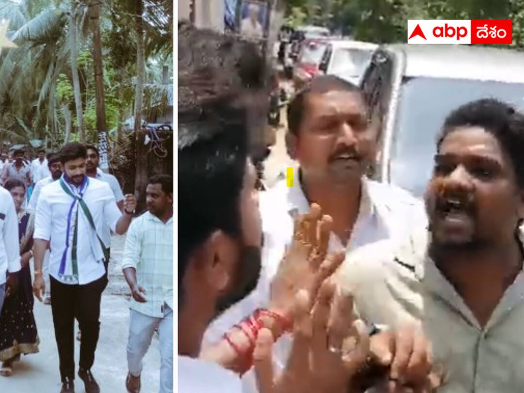 Cases have been registered against those who deposed Minister Vishwaroop's son. Amalapuram News : మంత్రి కొడుకుని నిలదీశారని కేసులు - అమలాపురం పోలీస్ స్టేషన్ వద్ద ఉద్రిక్తత !