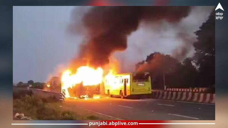 Jalna Maratha Protest: Violence broke out during Maratha reservation movement, buses were set on fire, vandalized, 42 policemen injured Jalna Maratha Protest: ਮਰਾਠਾ ਰਾਖਵਾਂਕਰਨ ਅੰਦੋਲਨ ਦੌਰਾਨ ਭੜਕੀ ਹਿੰਸਾ, ਬੱਸਾਂ ਨੂੰ ਅੱਗ, ਭੰਨਤੋੜ, 42 ਪੁਲਿਸ ਮੁਲਾਜ਼ਮ ਜ਼ਖ਼ਮੀ