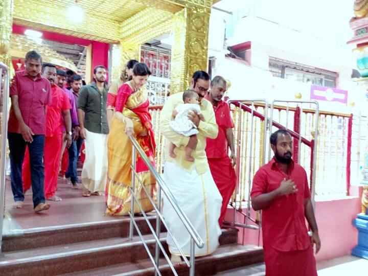 சாமி தரிசனம் மேற்கொண்டு வீடு திரும்பும் அன்புமணி