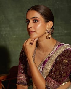 Sanya Malhotra Looks Dreamy In An Ivory Saree; Check Out Pics