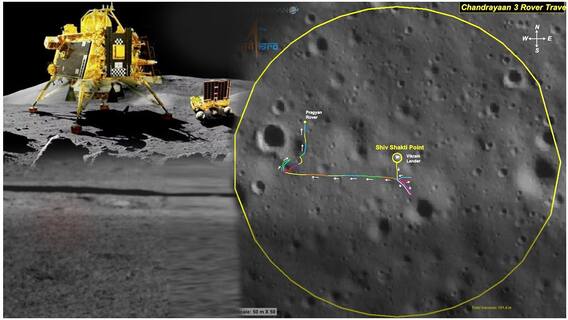 Pragyan River 100 Not Out | Chandrayaan -3 మిషన్ లో భాగంగా చంద్రుడిపై సెంచరీ కొట్టిన రోవర్ | ABP