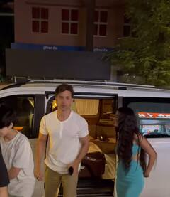 Hrithik Roshan And Saba Azad Head For Dinner With Actor's Sons Hrehaan And Hridaan; Pics Inside