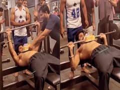 Gym Freak Cuts Cake Using Barbell, Raises Hygine Issue Among Netizens
