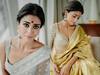 Shriya Saran Photos : தங்கம் போல் தகதகவென மின்னும் ஸ்ரேயா சரண்!