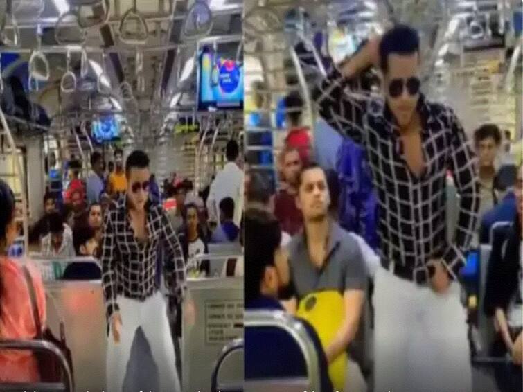Salman Khan Lookalike Dance In Mumbai Local Train Goes Viral Again WATCH Salman Khan Lookalike's Dance In Mumbai Local Train Goes Viral Again. WATCH