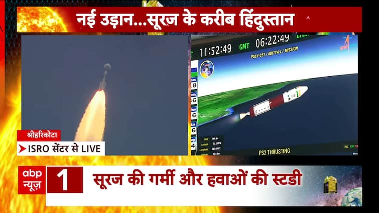 Aditya-L1 Mission : चांद के बाद ‘अब सूरज होगा मुट्ठी में’, आदित्य L1 ने श्रीहरिकोटा से भरी उड़ान | ISRO