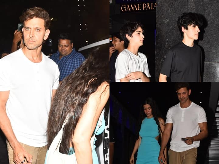 Hrithik Roshan Along With Saba Azad: ऋतिक रोशन बीते दिन अपने दोनों बेटों और गर्लफ्रेंड सबा आजाद संग स्पॉट किए गए. एक्टर वीकेंड पर डिनर डेट के लिए निकले थे.