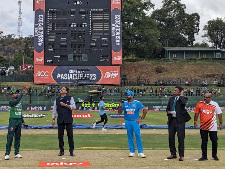 India vs Pakistan Asia Cup India Won Toss And Elected BAT First Against Pakistan See Playing 11 Both Team IND vs PAK Toss: पाकिस्तान के खिलाफ भारत ने टॉस जीतकर किया पहले बैटिंग का फैसला, देखें प्लेइंग इलेवन