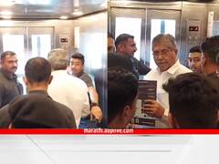 मराठा आरक्षण आंदोलनावर बोलण्यास चंद्रकांत पाटलांचा नकार, माध्यमांनापाहून थेट निघून गेले...