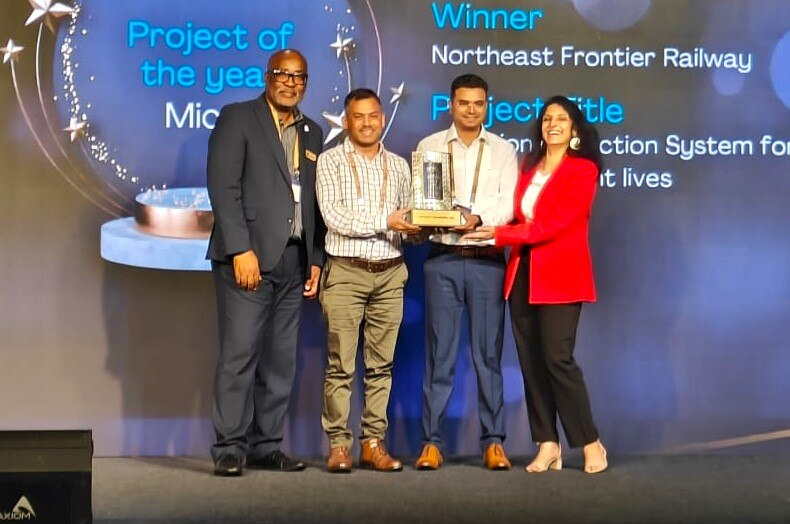 Northeast Frontier Railway Bags PMI South Asia Award For System That Saves Elephants From Train Hits