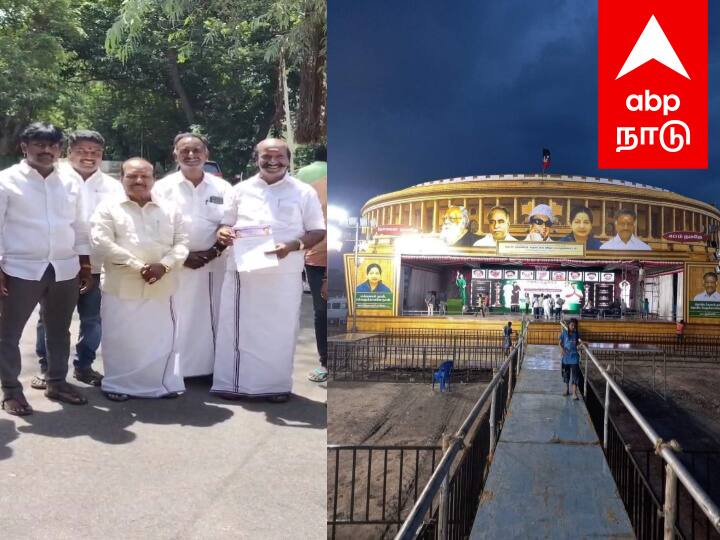 EPS vs OPS: புரட்சி பயணத்திற்கு வரும் ஓ.பி.எஸ்.. எதிர்க்கும் இபிஎஸ் ஆதரவாளர்கள்..! உச்சகட்ட பரபரப்பில் காஞ்சி..! ops kanchipuram visit Kanchipuram The AIADMK again complained to Kanchipuram District Superintendent of Police demanding a ban on the use of the AIADMK flag symbol in public meetings held by OPS cadres. EPS vs OPS: புரட்சி பயணத்திற்கு வரும் ஓ.பி.எஸ்.. எதிர்க்கும் இபிஎஸ் ஆதரவாளர்கள்..! உச்சகட்ட பரபரப்பில் காஞ்சி..!