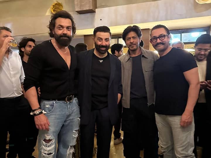 Sunny Deol threw a star studded success bash on Saturday following the phenomenal box office success of his blockbuster film 'Gadar 2', that is running successfully in theatres.
