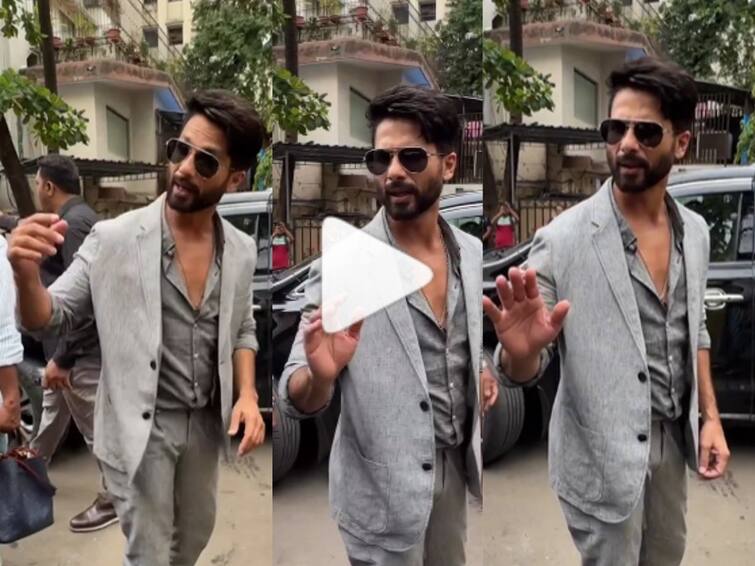 Shahid Kapoor Angry On Paparazzi video went viral on social media Shahid Kapoor Angry On Paparazzi:   'ओरडू नका...'; फोटोग्राफर्सवर भडकला शाहिद कपूर, व्हिडीओ व्हायरल