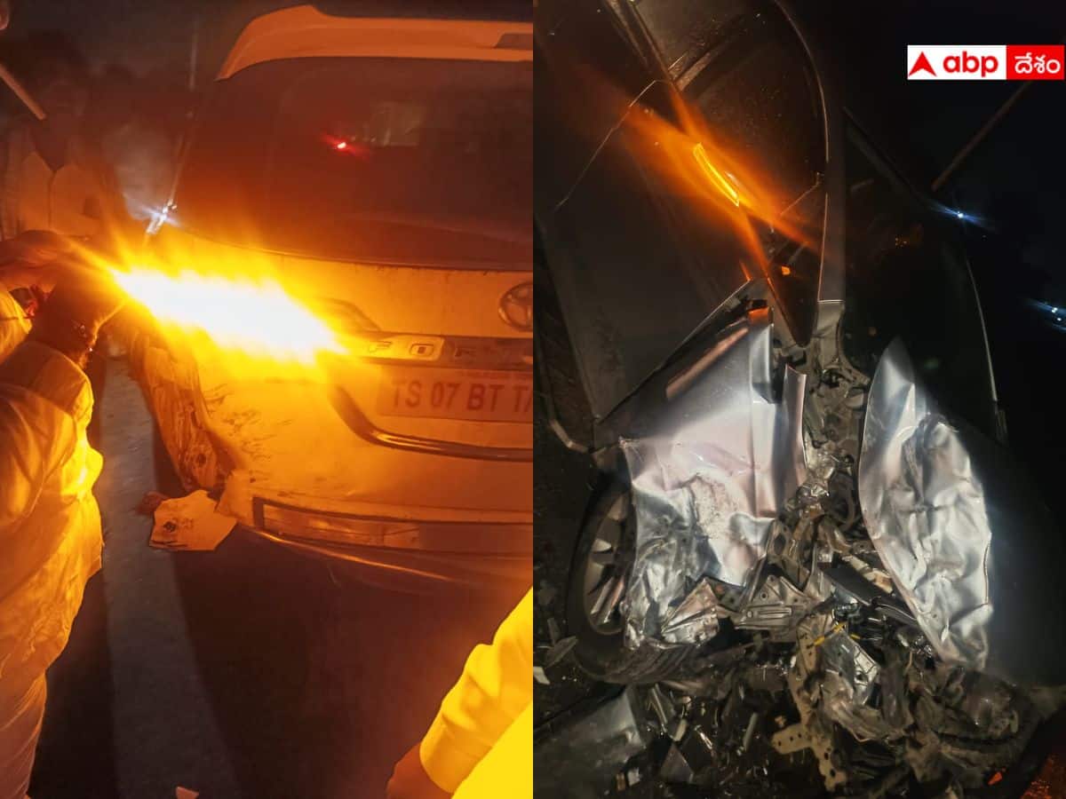 Etela Rajender Road Accident: బీజేపీ ఎమ్మెల్యే ఈటల రాజేందర్ కాన్వాయ్ కి ప్రమాదం, దెబ్బతిన్న వాహనాలు
