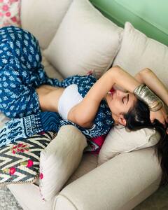 Mouni Roy Charms With Her Alluring PICS In An Indigo Saree