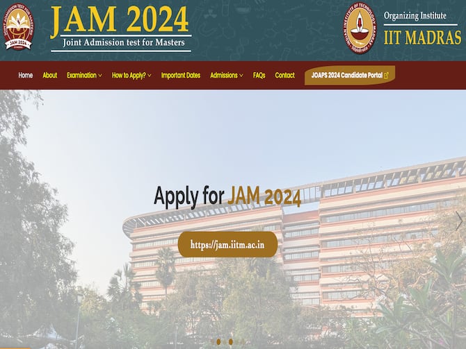 IIT Madras To Begin JAM 2024 Registrations On September 5 On Jam