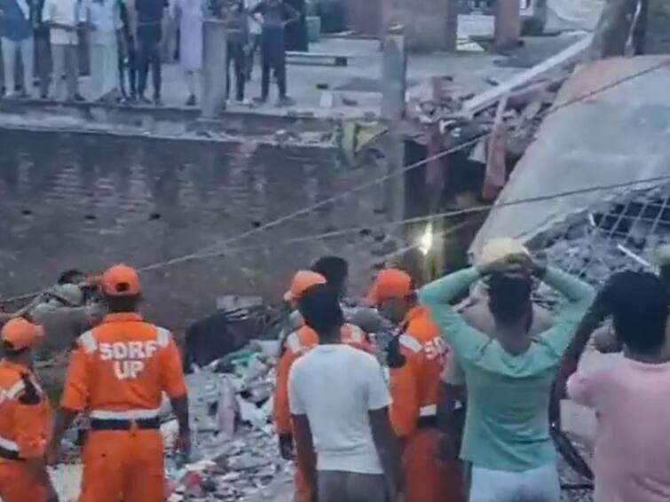 Barabanki Building Collapse 2 Dead UP Rescue Operations On 2 Dead After Building Collapses In UP’s Barabanki, Rescue Ops On