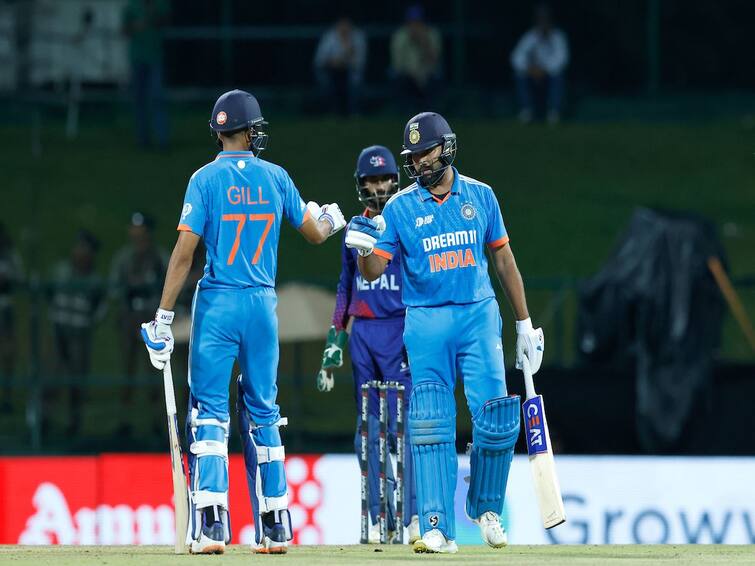 India won by 10 wickets with 17 balls remaining India have qualified for the Super 4 Asia Cup 2023 नेपाळवर 10 विकेटने विजय, रोहित-गिलची दमदार अर्धशतके, भारताचा सुपर 4 मध्ये प्रवेश 