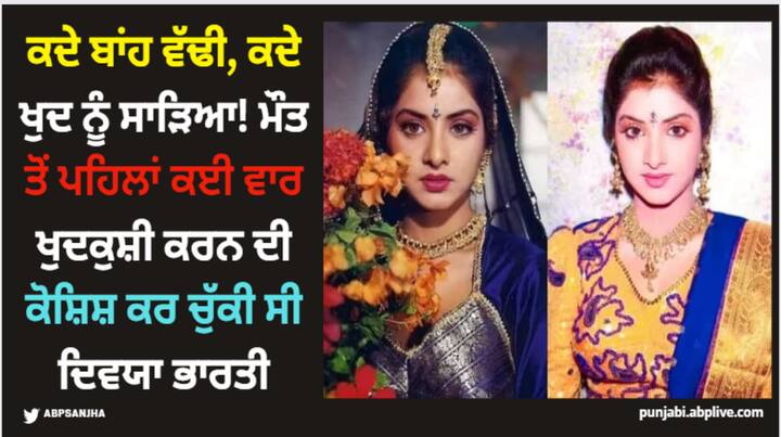 Divya Bharti Death: ਛੋਟੀ ਉਮਰ ਚ ਹੀ ਆਪਣੀ ਪਛਾਣ ਬਣਾਉਣ ਵਾਲੀ ਦਿਵਿਆ ਭਾਰਤੀ ਹੁਣ ਇਸ ਦੁਨੀਆ 'ਚ ਨਹੀਂ ਹੈ, ਪਰ ਪ੍ਰਸ਼ੰਸਕਾਂ ਦੇ ਦਿਲਾਂ 'ਚ ਹਮੇਸ਼ਾ ਜ਼ਿੰਦਾ ਰਹੇਗੀ। ਅੱਜ ਅਸੀਂ ਤੁਹਾਨੂੰ ਉਨ੍ਹਾਂ ਦੀ ਜ਼ਿੰਦਗੀ ਦੀ ਇਕ ਅਣਸੁਣੀ ਕਹਾਣੀ ਦੱਸ ਰਹੇ