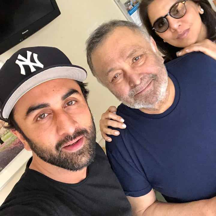 These selfies were taken while Ranbir stood by his father's side and offered unshakable support when he was receiving cancer treatment.