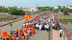 'सरकारचा भरलाय घडा अजित पवार सरकारच्या बाहेर पडा,' घोषणांनी बारामती दणाणले; बारामतीत मराठा समाजाचा मोर्चा