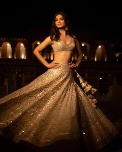 Diana Penty Shines In An Extravagant Mirror Lehenga - SEE PICS